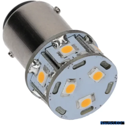 Nautic LED -  BA15S ENKEL 10-35VDC 1W/10W W